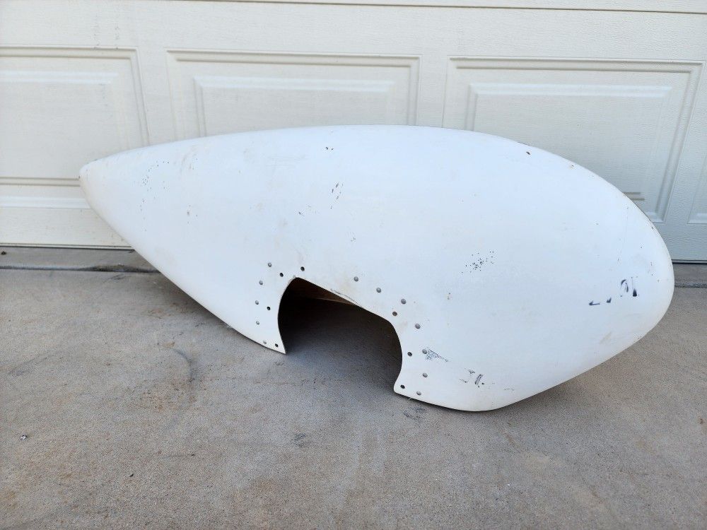 Vintage NOS Airplane Fiberglass Landing Gear Wheel Cover