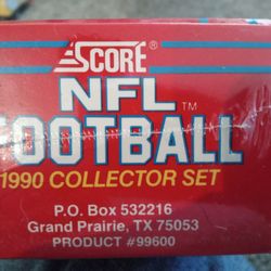 1990 Football Cards Not Opened