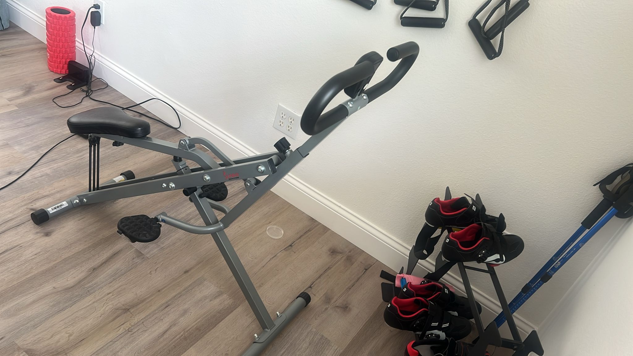 Glute & Leg Trainer, Foldable Squat Assist Rower