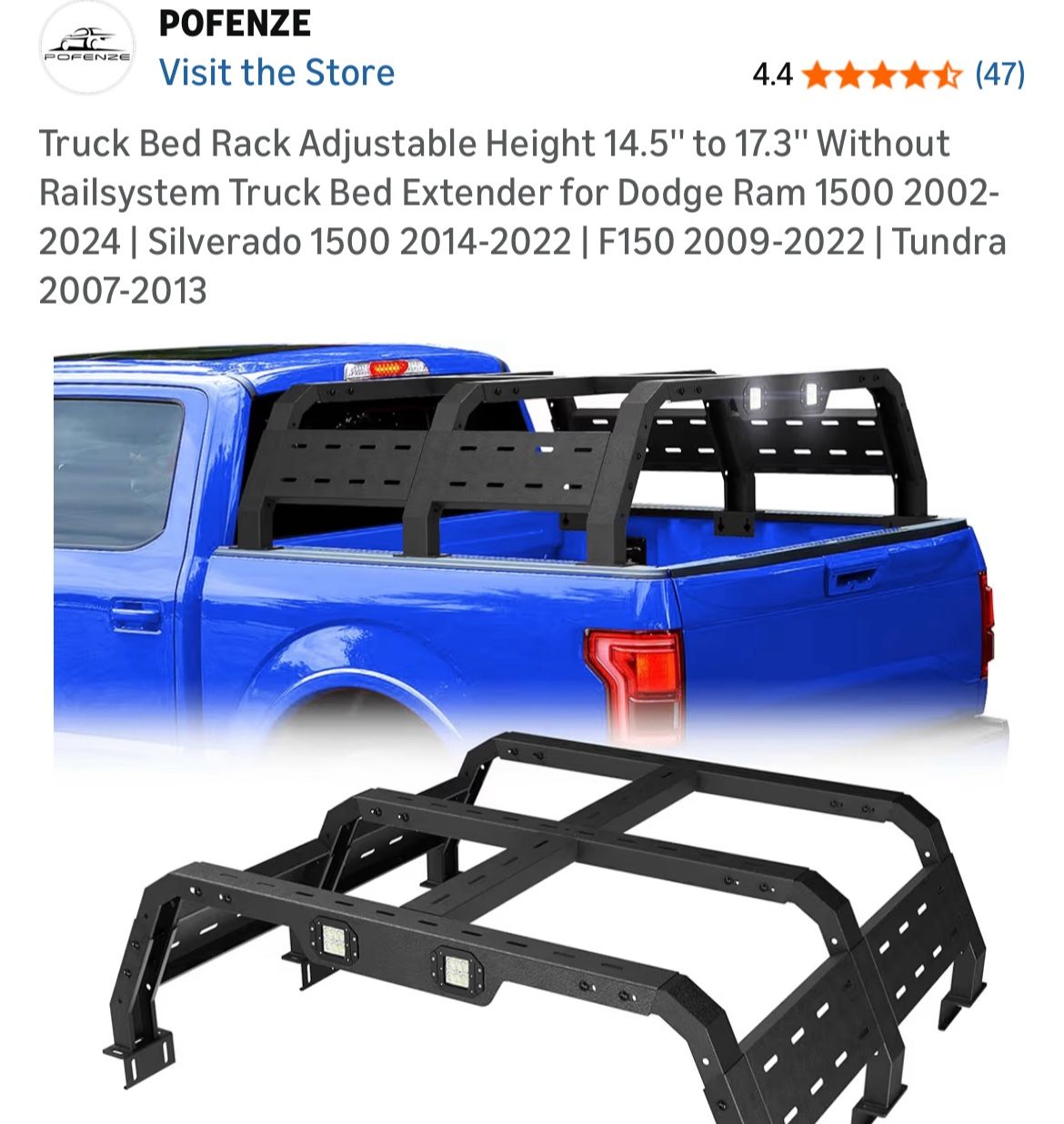 Truck Rack / Off-Road/ rooftop tent