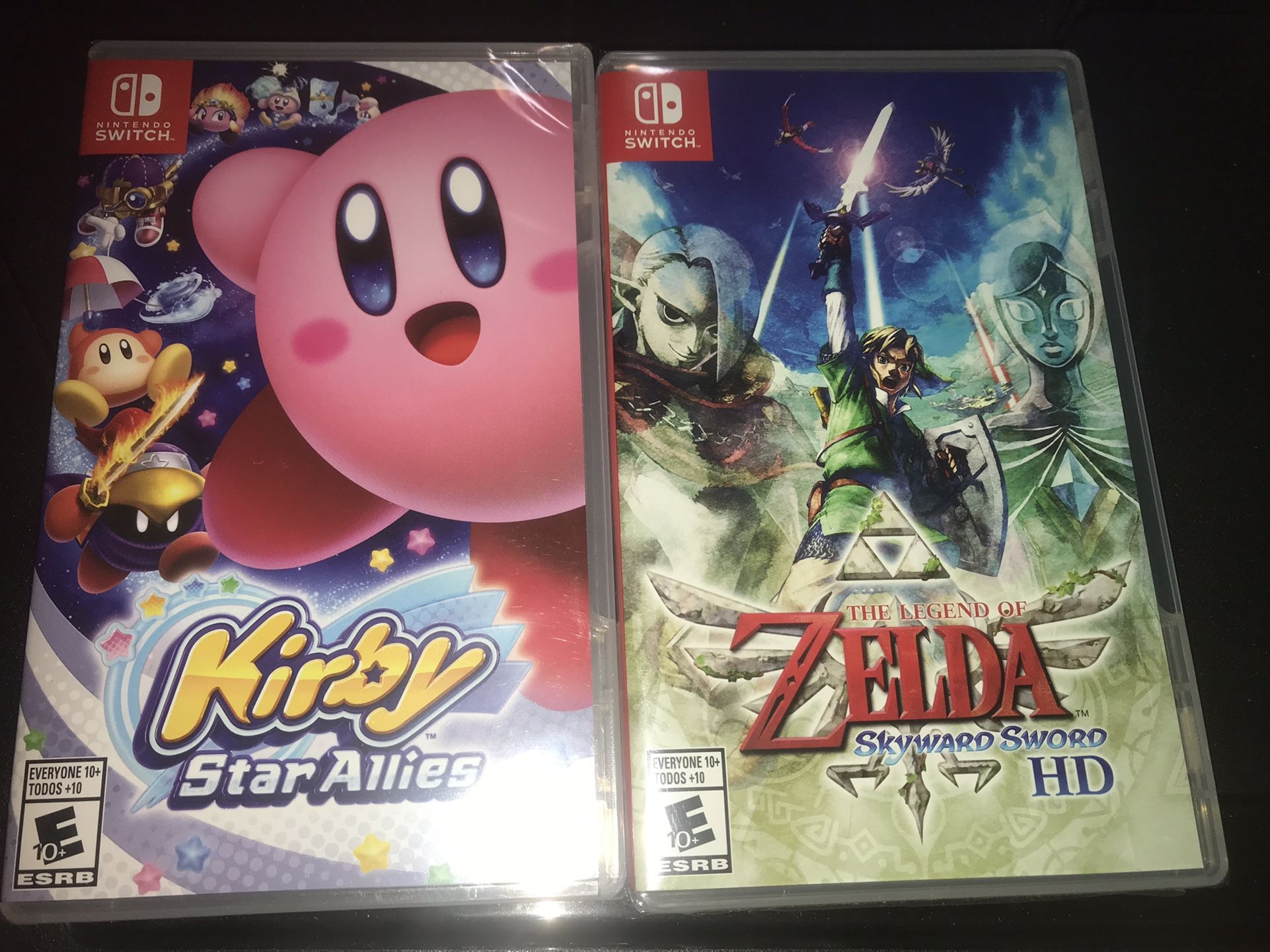 Zelda Skyward Sword & Kirby Star Allies