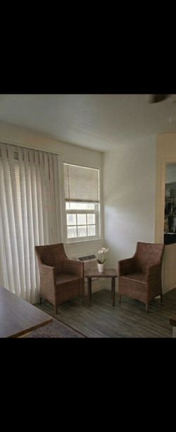 Wicker Patio Conversation Set