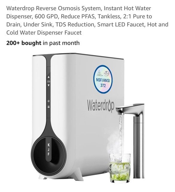 $450 New Reverse Osmosis System Instant Hot And Cold Water Dispenser Faucet