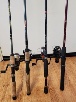 Fishing Pole With Reels All Nice Brand Take It All For $95