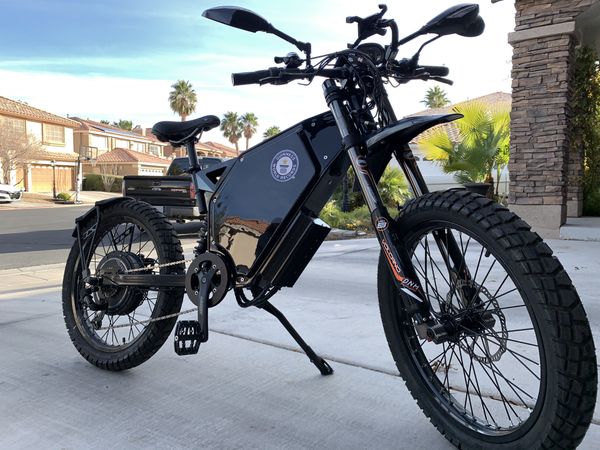 Electric Motorcycle/Bicycle Hybrid 55 mph DelFast Top. 200 miles per