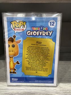 Funko Pop! #12 Geoffrey — Toys R Us, Golden Ticket Sticker, New