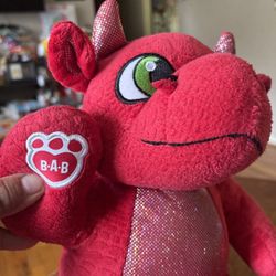 Build A Bear Red Dragon Plush
