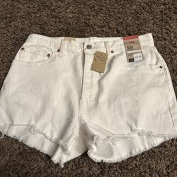 Levi's® Women's 501™ Original High-Rise Jean Shorts - Whiteboard Size 32