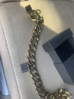 Very Wide Chain 18k Gold Plated