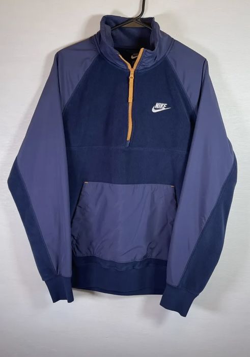 Nike NSW CE Winter Polar Fleece CZ4900 410 Blue/Gold New Men's Size Small