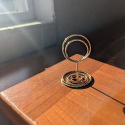 Gold Card Holder / Table Number Holder