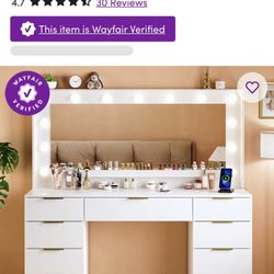 Makeup Vanity With Mirror