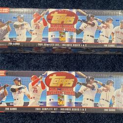 Topps 2001 Factory Hobby Set Blue Sealed