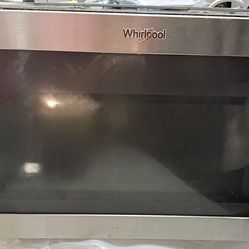 Whirlpool 1.9 cubic ft. Over range microwave .