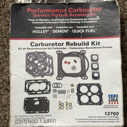 Carburetor rebuild kit never opened