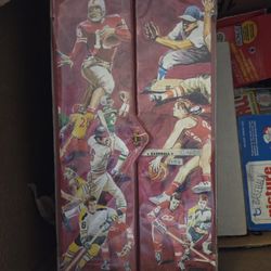 Vintage Sports Card Carrying Case w/ Dividers – Baseball Card Organizer