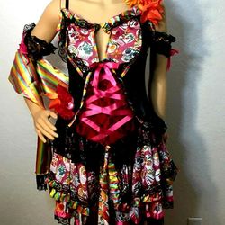 Frida K Halloween  Custom  L