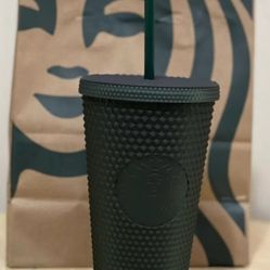 Starbucks Studded Tumbler 16oz Matte Green