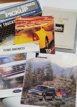 Vintage Auto Brochures