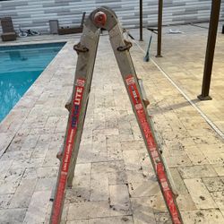 Adjustable Aluminum Ladder Escalera 