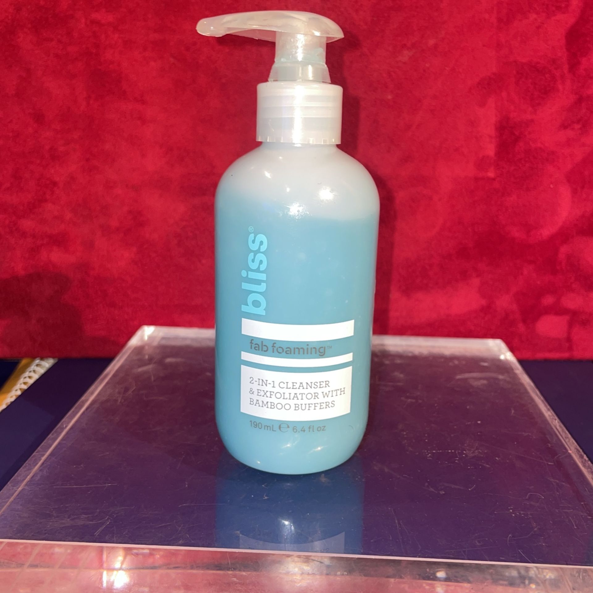 Bliss Fabulous Foaming Face Wash, Skin Wellness Makeup Cleanser Spa 6.4oz