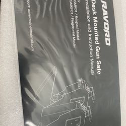 Desk Mounted Gun Safe 
