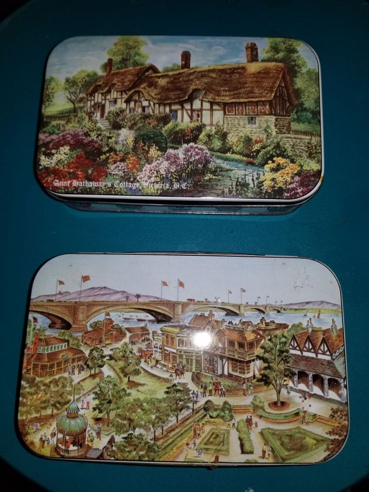 Collecter tins made in England