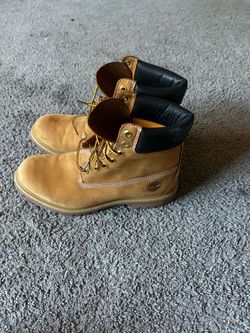 Men's Timberland Premium 6-Inch Waterproof Boot wheat colorway size 9.5