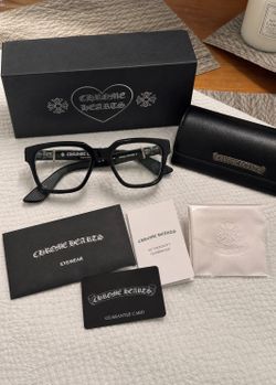 Chrome Hearts VAGILLIONAIRE II Black Full Rim Eyeglasses Frames 54-19-152