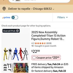 5 Piece Action Figures