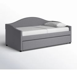 Twin Day Bed With trundle And 2 Mattresses 