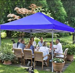 Free Delivery Blue Pop-Up Canopy Tent 10x10