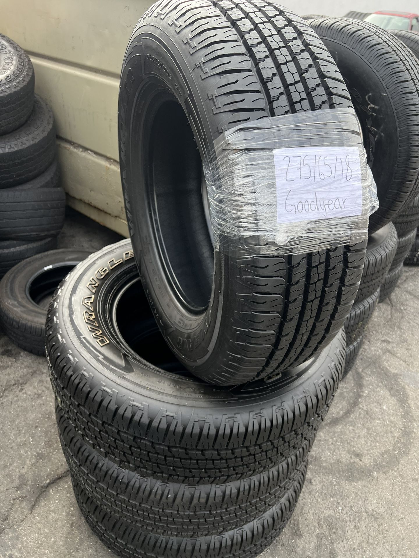 275/65/18 Goodyear 4 Tires Like New Mount & Balance // Set De 4 Llantas Goodyear 18 Como Nuevas ⚠️Pregunta Por Tu Medida⚠️