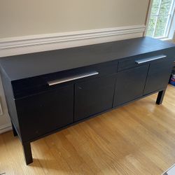 IKEA Bjursta Sideboard Buffet Console in Brown/Black Fully Assembled 