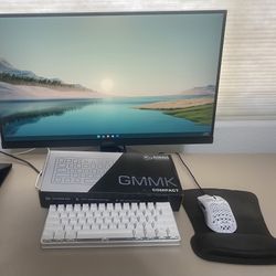 PC Monitor, RGB Mouse, and RGB Keyboard