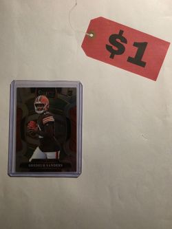 Cleveland Browns
Shedeur Sanders QB
Panini Select Concourse 
Card #54 
Rookie Card