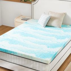 Memory Foam Mattress Topper Full - Vacuum Sealed in Box