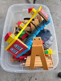 wood train