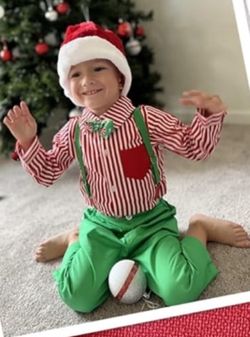 Baby Boys Christmas Bow T ie Suspenders Gentleman Autumn And Winter Outfit