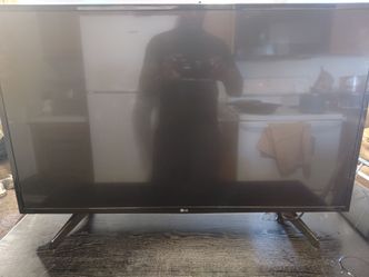 43" LG 4K UHD TV.