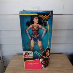 Wonder Woman 12” Doll Mattel Battle Ready Action Figure Gal Gatot Justice League