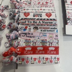 Nurses Appreciation Bulk Of 70 Elastic Bracelets