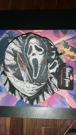 Ghost Face Bucket Hat with Tags