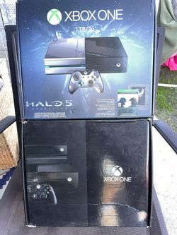 Xbox Day One Edition/Halo 5 (BOX ONLY) Collectible Relic Bundle