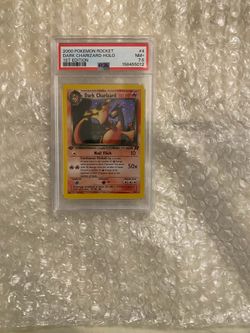 1st ED Dark Charizard, PSA 7.5 (Pop 14, New cert)
