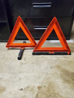 Emergency Warning STOP SIGNS