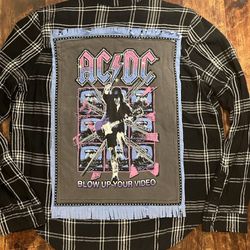 AC/DC Blow Custom Flannel