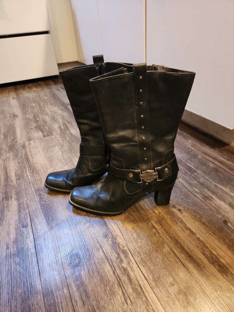 Vintage Harley Davidson Boots