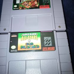 VINTAGE SNES VIDEO GAMES 