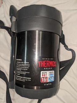 Genuine Insulated camping THERMOS- New 